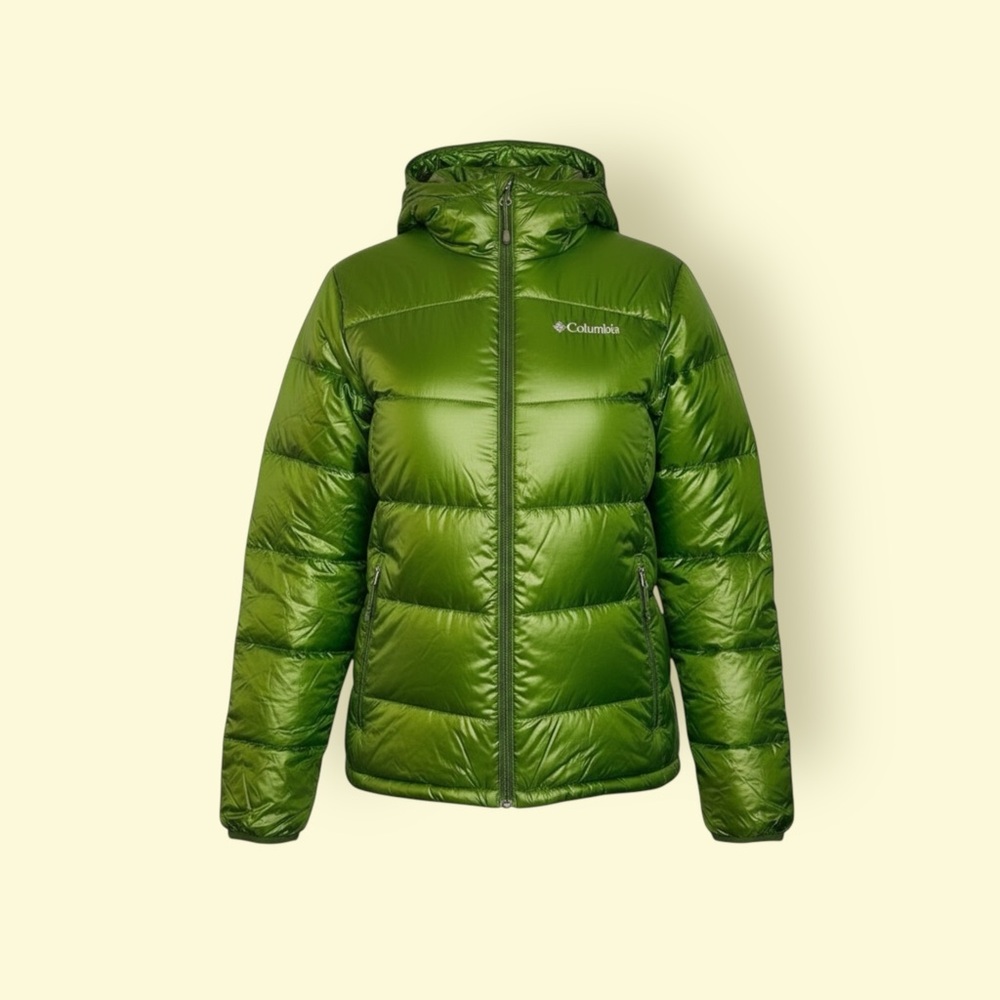 Columbia Men's Gold 650 TurboDown Hooded Jacket, Size Small